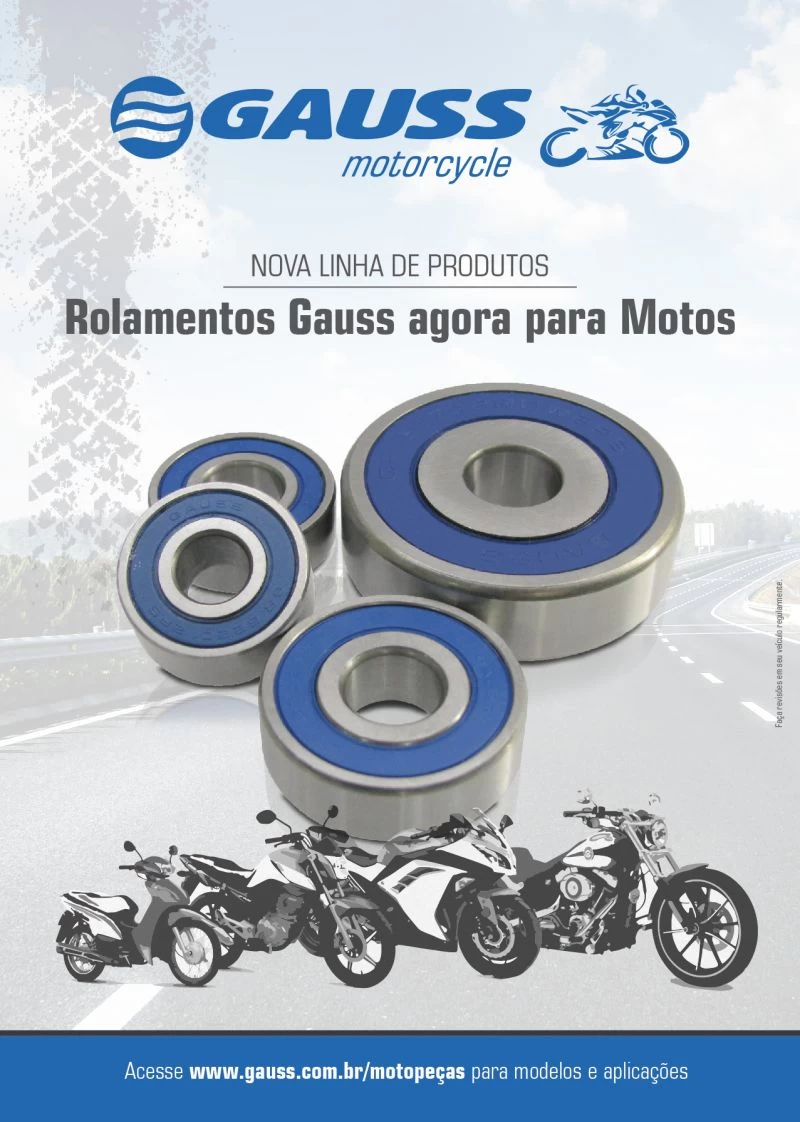 ROLAMENTOS GAUSS PARA MOTOS