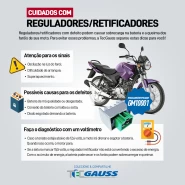 Cuidados com o regulador/retificador damoto