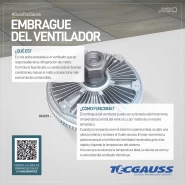 Embrague del ventilador y su función