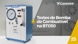 25 - Teste de Bomba de Combustível no equipamento BT050