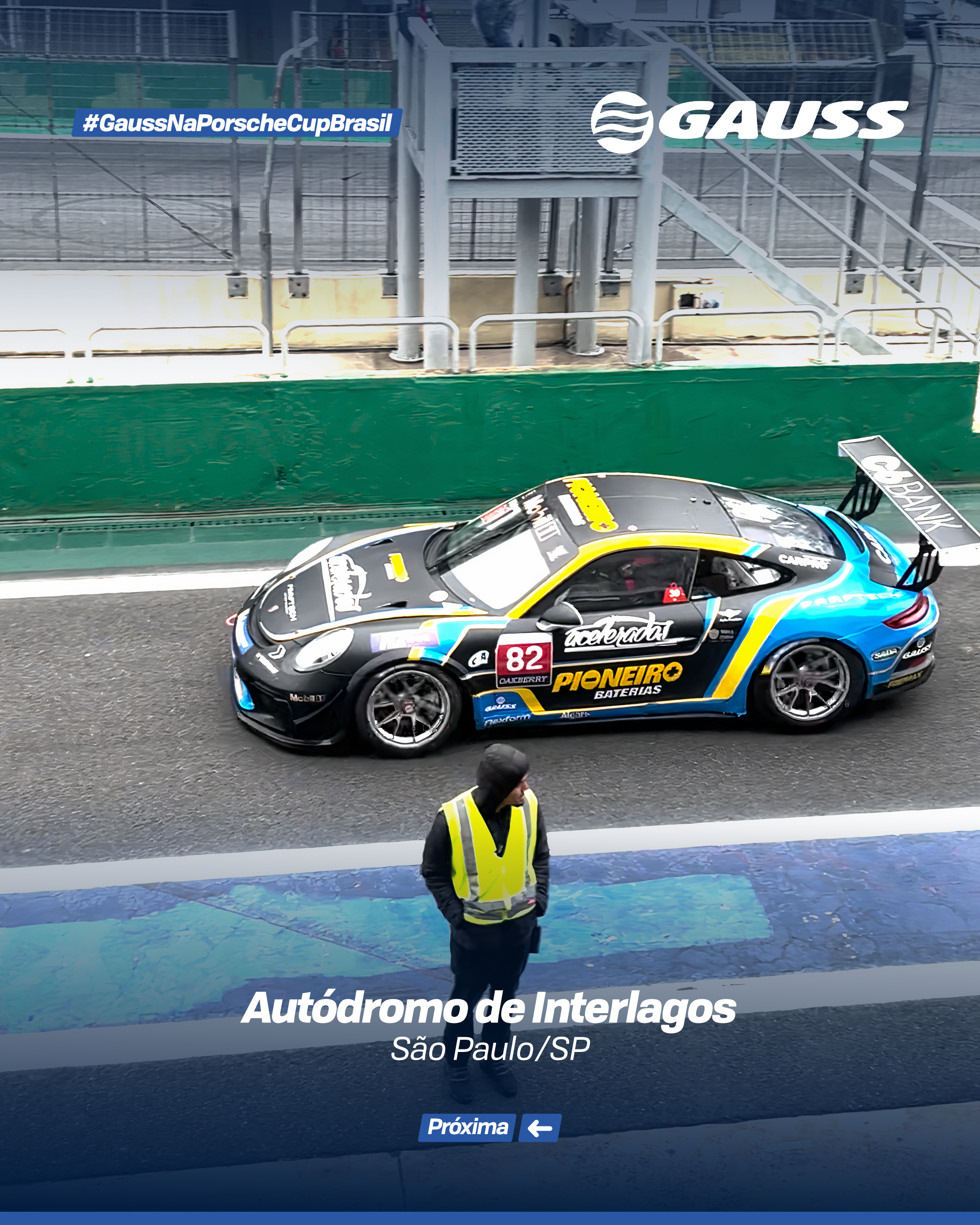 Gauss na Porsche Cup Brasil