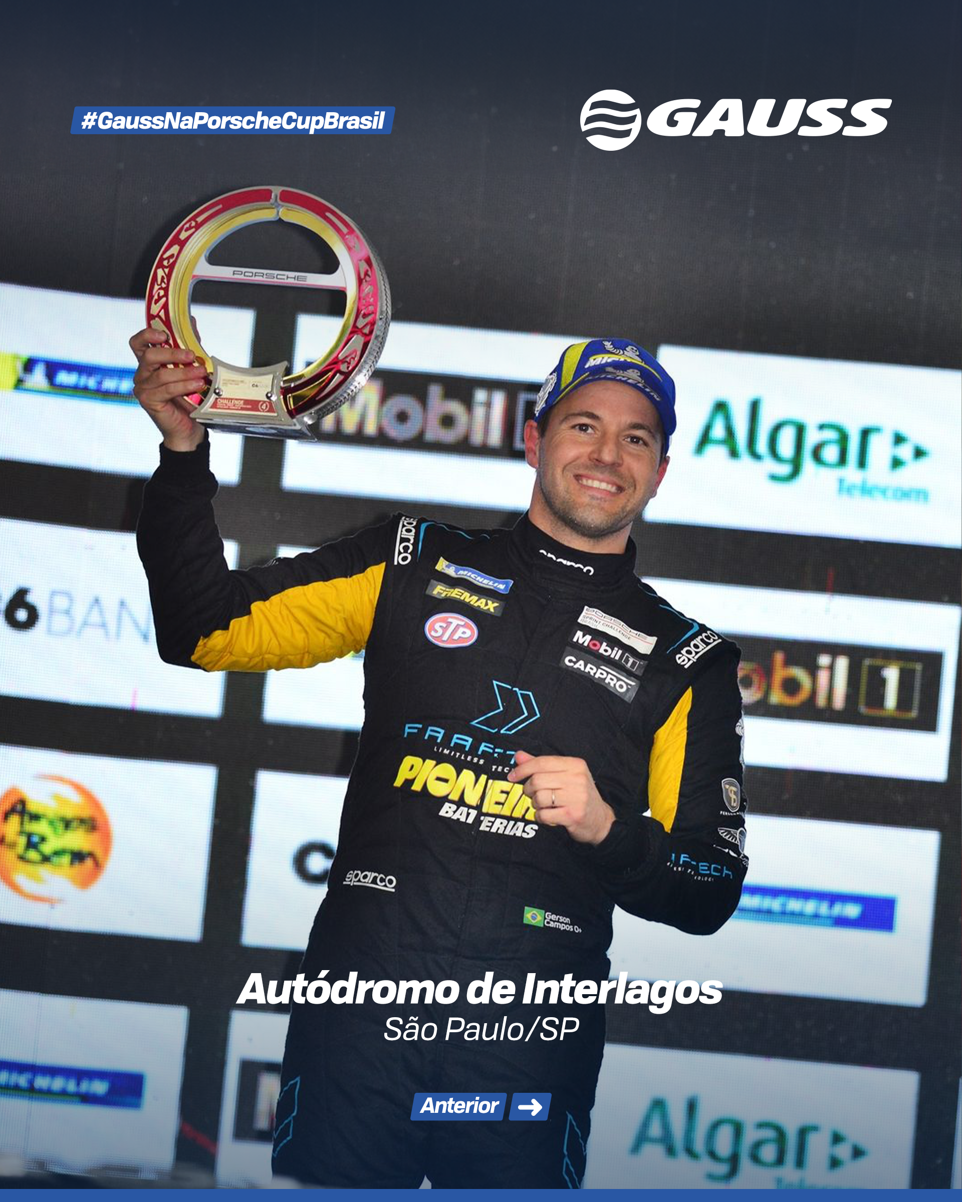 Gauss na Porsche Cup Brasil