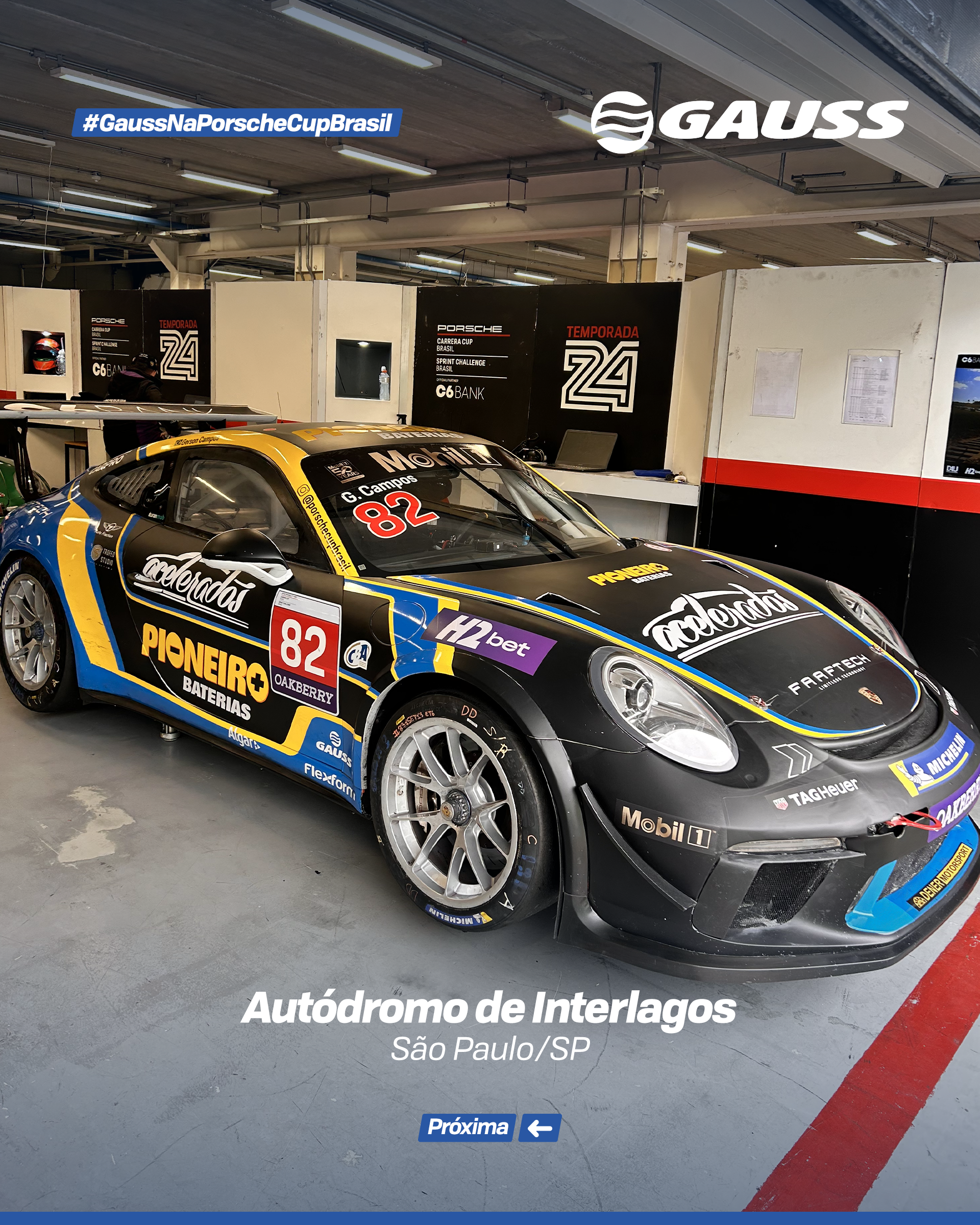 Gauss na Porsche Cup Brasil